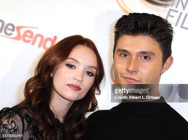 Samantha Rose Baldwin and Mateus Ward attend the Premiere Of "Relish" At The Burbank International Film Festival held at AMC Burbank 16 on September...