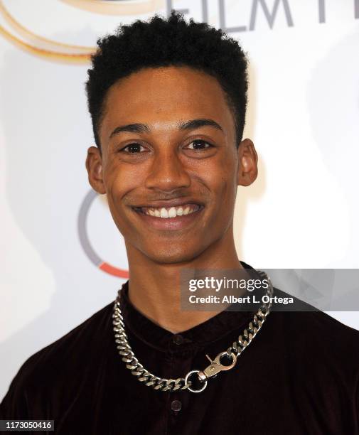 Camaron Engels attends the Premiere Of "Relish" At The Burbank International Film Festival held at AMC Burbank 16 on September 6, 2019 in Burbank,...