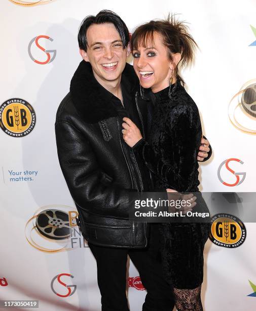 Dylan Riley Snyder and Allisyn Ashley Arm attend the Premiere Of "Relish" At The Burbank International Film Festival held at AMC Burbank 16 on...