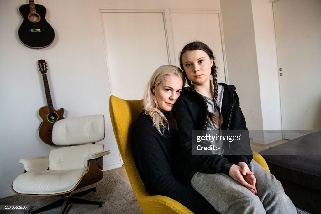 TOPSHOT-SWEDEN-GRETA-THUNBERG-MOTHER