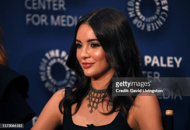 Maddison Jaizani of "Nancy Drew" speaks on stage at The Paley Center for Media's 2019 PaleyFest Fall TV Previews - The CW at The Paley Center for...