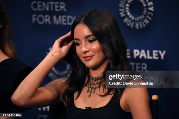 Maddison Jaizani of "Nancy Drew" speaks on stage at The Paley Center for Media's 2019 PaleyFest Fall TV Previews - The CW at The Paley Center for...