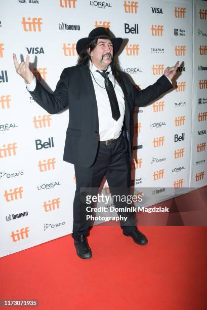 Director Richard Stanley attends the "Color Out of Space" red carpet premiere during the 2019 Toronto International Film Festival at Ryerson Theatre...