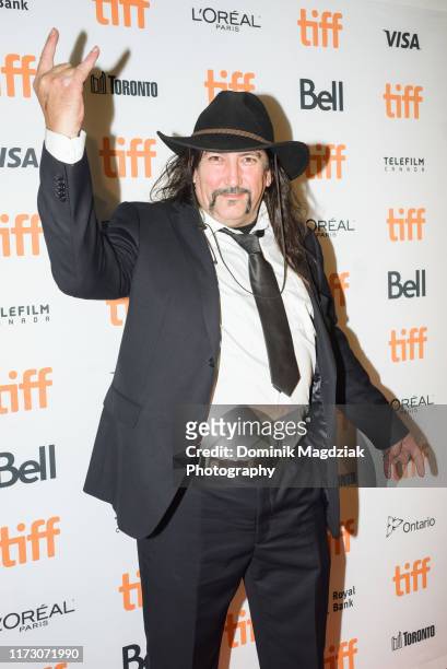 Director Richard Stanley attends the "Color Out of Space" red carpet premiere during the 2019 Toronto International Film Festival at Ryerson Theatre...