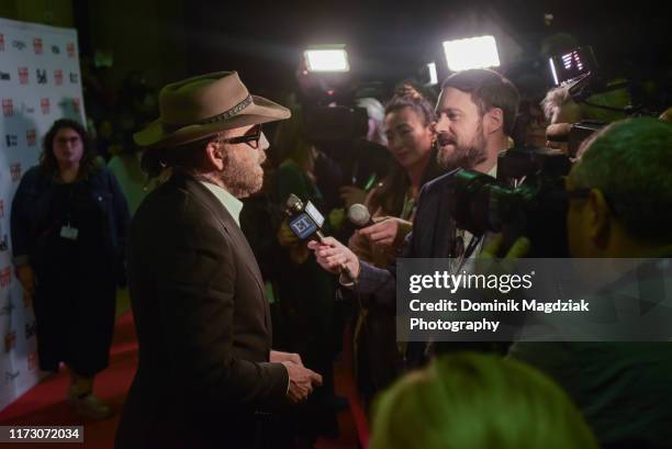 Actor Nicolas Cage attends the "Color Out of Space" red carpet premiere during the 2019 Toronto International Film Festival at Ryerson Theatre on...