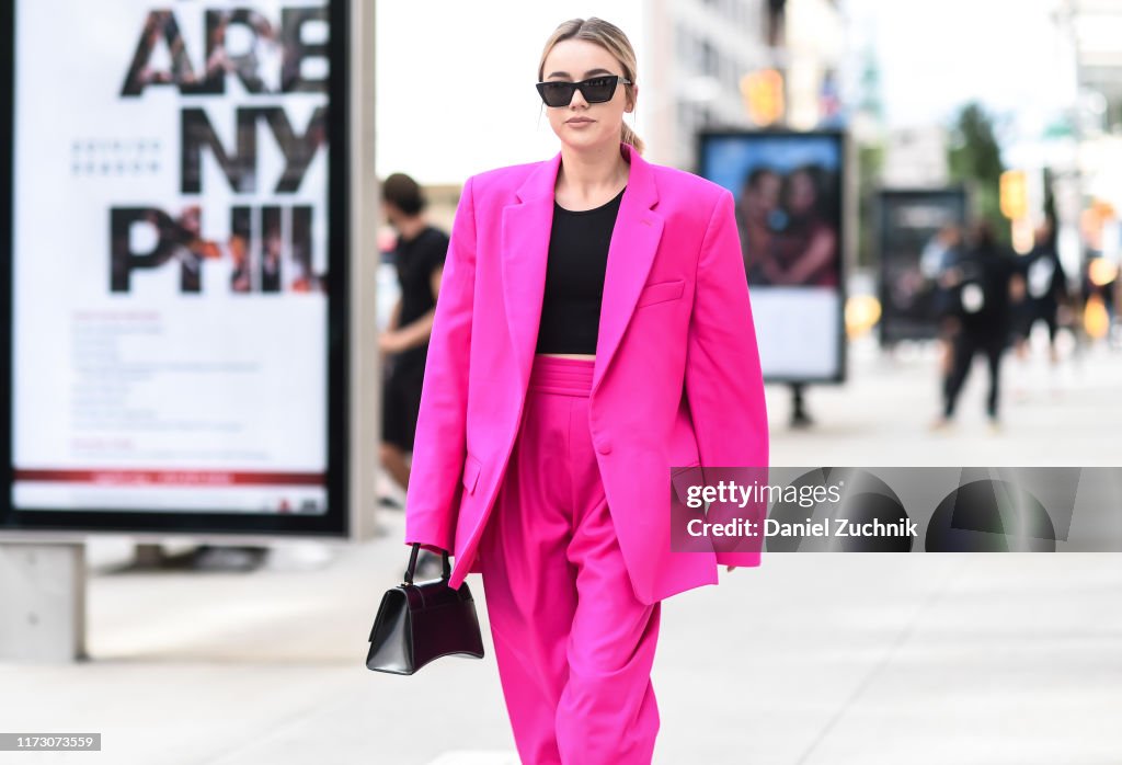 Street Style - New York Fashion Week September 2019 - Day 3