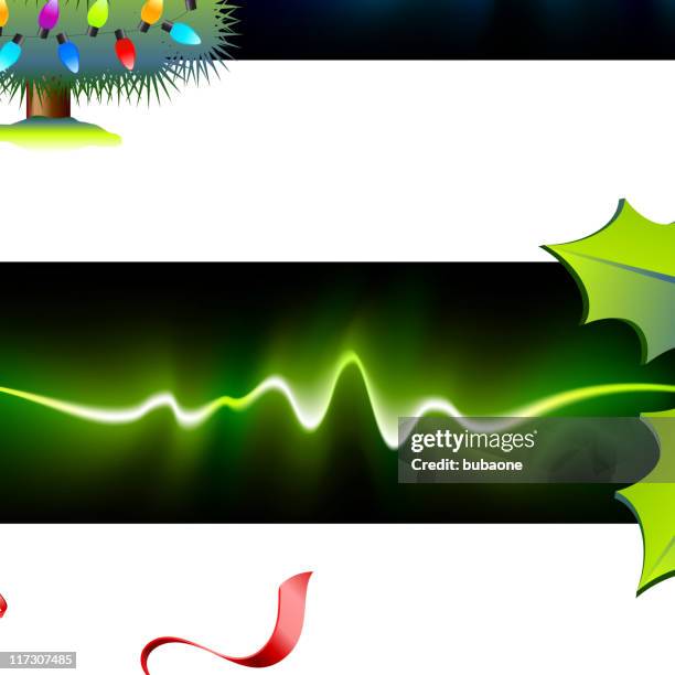 christmas light wave backgrounds - string lights white background stock illustrations