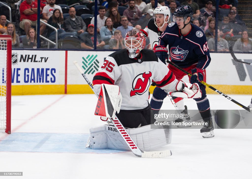 NHL: SEP 27 Preseason - Devils at Blue Jackets