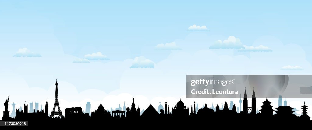 World Skyline (All Buildings Are Complete and Moveable)