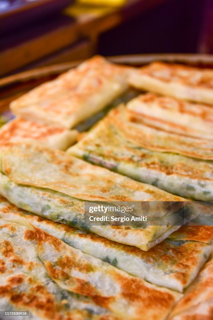 Chinese scallion pancakes