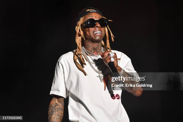 Lil Wayne performs during Lil Weezyana 2019 at UNO Lakefront Arena on September 07, 2019 in New Orleans, Louisiana.