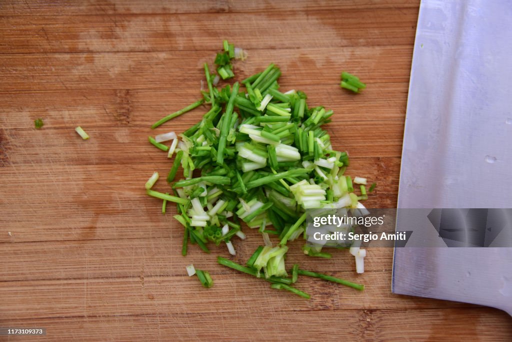 Chopped green onions