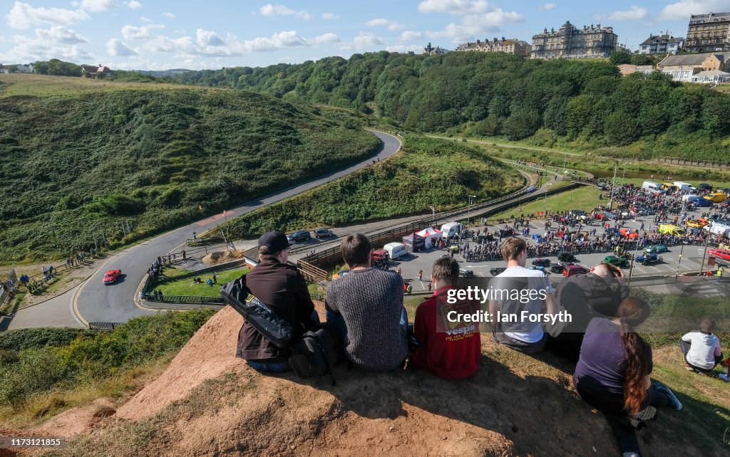 Motoring Enthusiasts Attend Saltburn Hill Climb Event