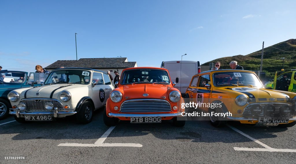 Motoring Enthusiasts Attend Saltburn Hill Climb Event