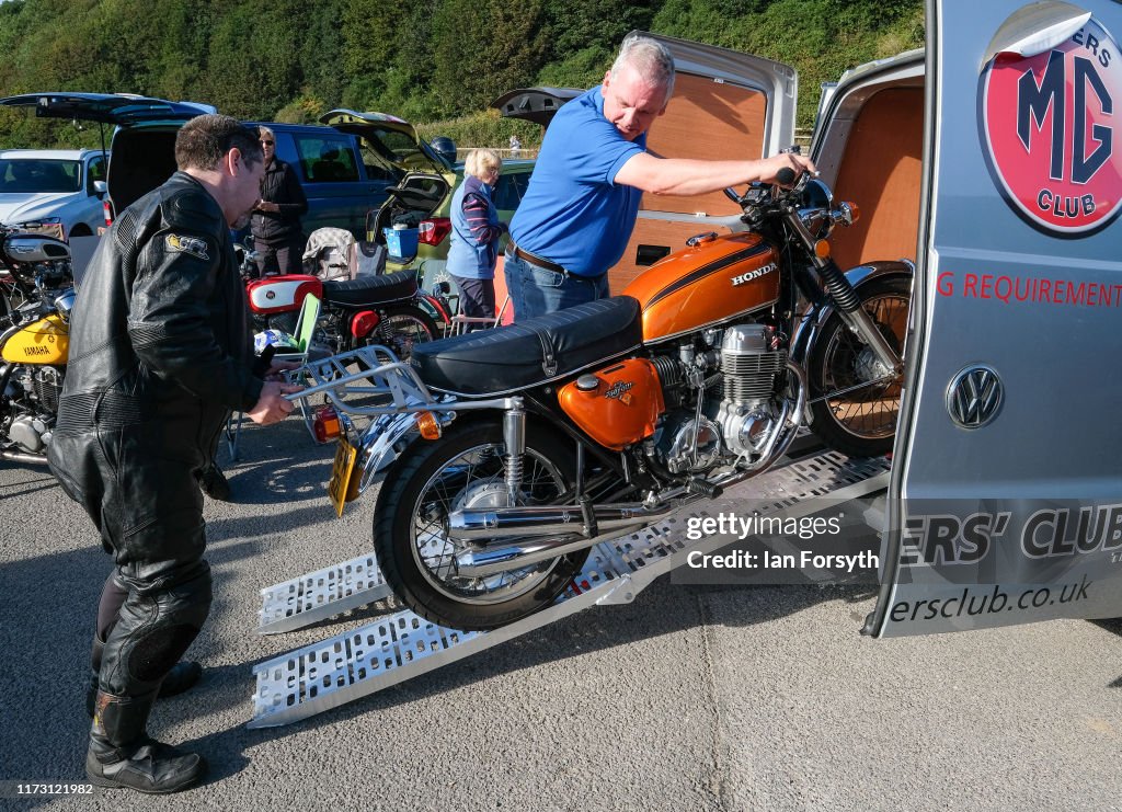 Motoring Enthusiasts Attend Saltburn Hill Climb Event