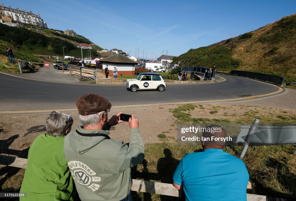 Motoring Enthusiasts Attend Saltburn Hill Climb Event