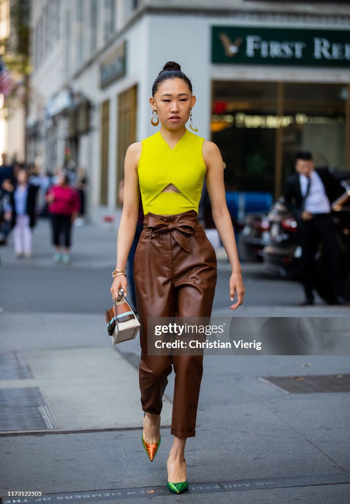 Street Style - New York Fashion Week September 2019 - Day 3