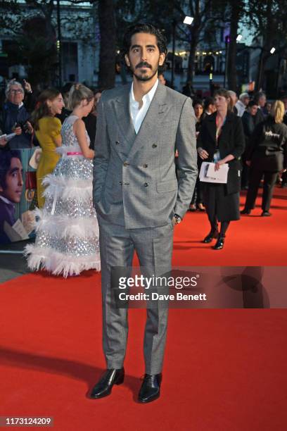 Dev Patel attends the 63rd BFI London Film Festival Opening Night Gala Screening and European Premiere of "The Personal History Of David Copperfield"...