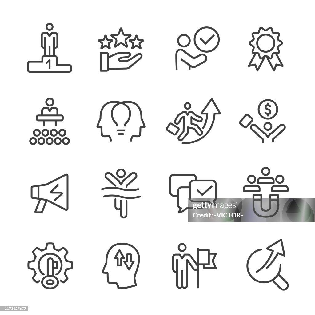 Motivation Icons - Line Series