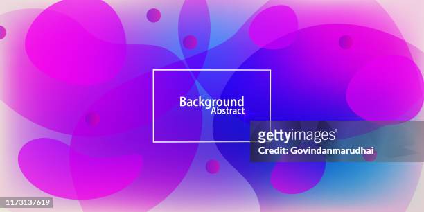 abstract background multi colored - organic shapes stock illustrations