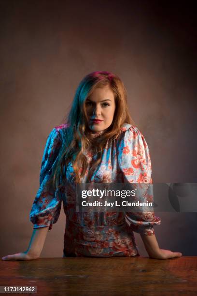 Actress Isla Fisher from 'Greed' is photographed for Los Angeles Times on September 7, 2019 at the Toronto International Film Festival in Toronto,...