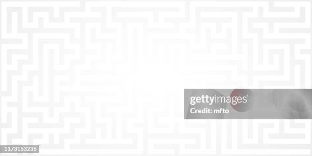 white background - maze background stock illustrations