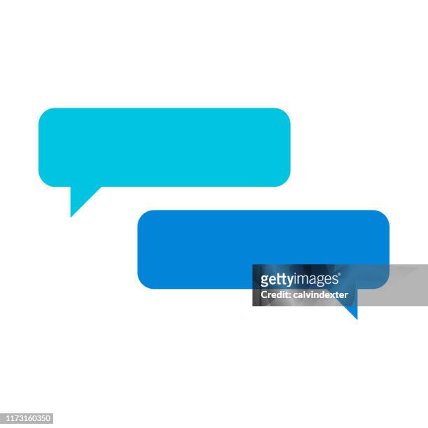 online chat design - speech stock illustrations