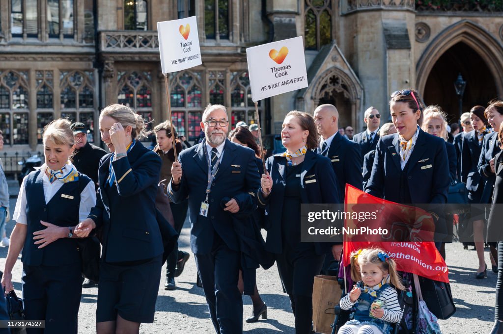 Thomas Cook Workers Protest In London