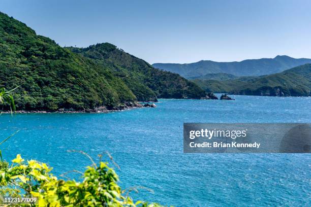 ainan coastal landscape - ehime prefecture stock pictures, royalty-free photos & images