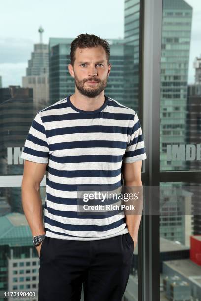 Actor Jamie Dornan of 'Endings,Beginnings' attends The IMDb Studio Presented By Intuit QuickBooks at Toronto 2019 at Bisha Hotel & Residences on...