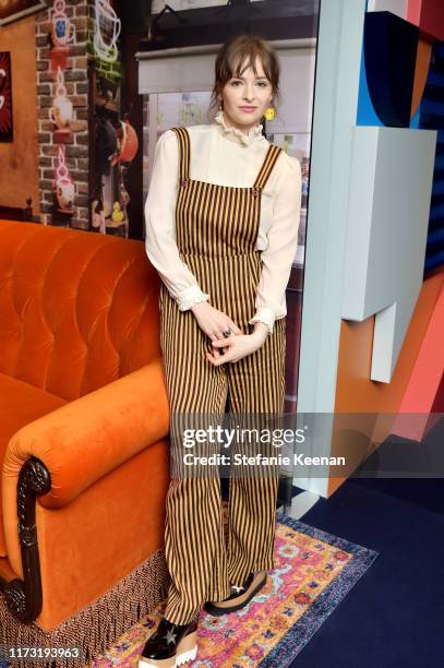 Ashleigh Cummings stops by AT&T ON LOCATION during Toronto International Film Festival 2019 at Hotel Le Germain on September 08, 2019 in Toronto,...