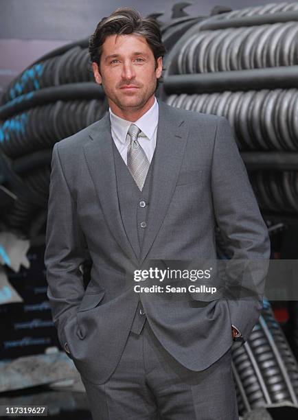Actor Patrick Dempsey attends the "Transformers 3" European premiere on June 25, 2011 in Berlin, Germany.