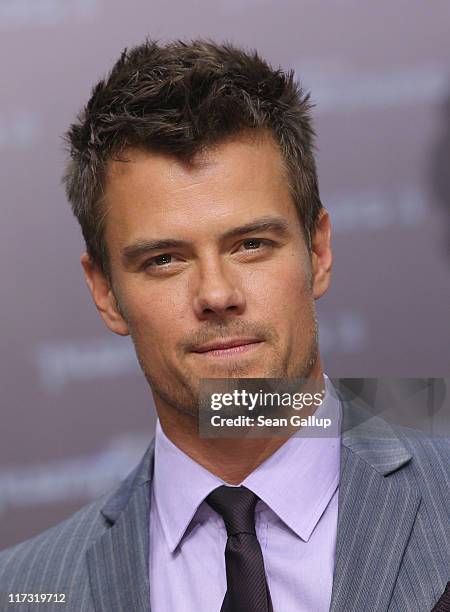 Actor Josh Duhamel attends the "Transformers 3" European premiere on June 25, 2011 in Berlin, Germany.