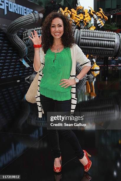 Anastasia Zampounidis attends the "Transformers 3" European premiere on June 25, 2011 in Berlin, Germany.