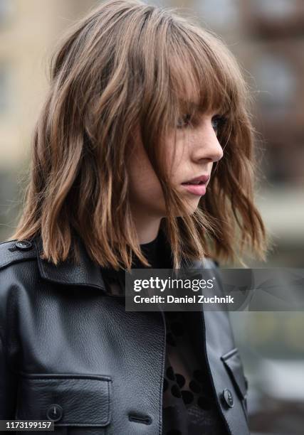 Maya Hawke is seen outside the Tory Burch show during New York Fashion Week S/S20 on September 08, 2019 in New York City.