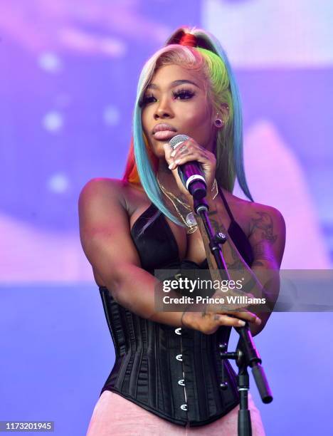 Summer Walker performs at the 10th annual ONE Musicfest at Centennial Olympic Park on September 7, 2019 in Atlanta, Georgia.