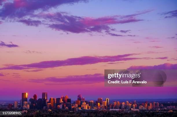 Calgary Fall Sunset 376 Calgary Skyline Sunset Stock Photos, High-Res Pictures, and Images ...