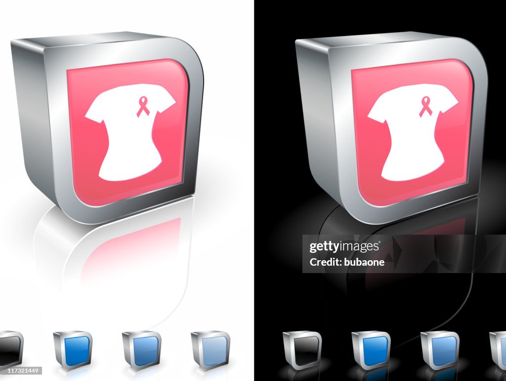 Breast cancer support t-shirt royalty free vector art