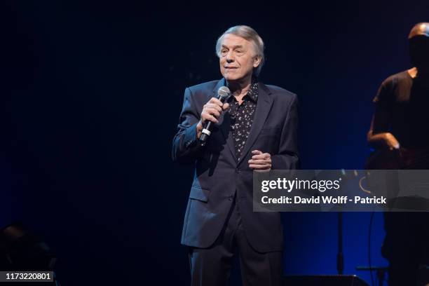 Salvatore Adamo performs during Immortel Show in memory of Alain Bashung at Le Grand Rex on October 2, 2019 in Paris, France.