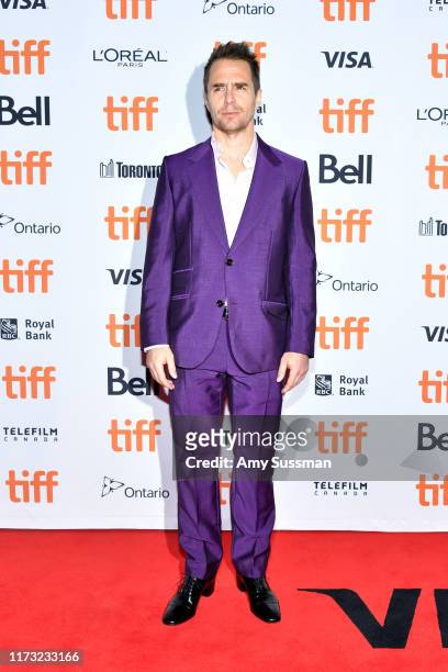 Sam Rockwel attends the "Jojo Rabbit" premiere during the 2019 Toronto International Film Festival at Princess of Wales Theatre on September 08, 2019...