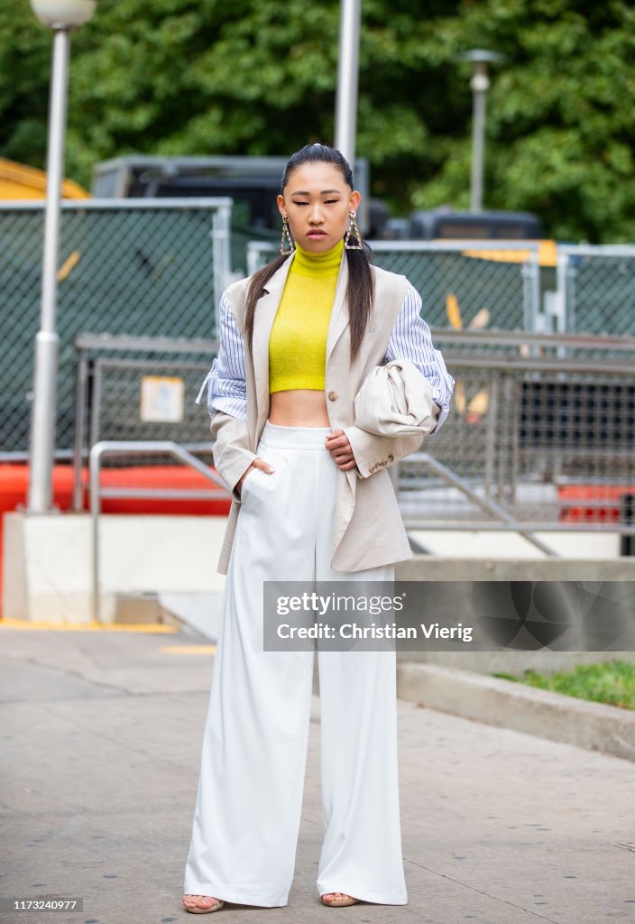 Street Style - New York Fashion Week September 2019 - Day 4