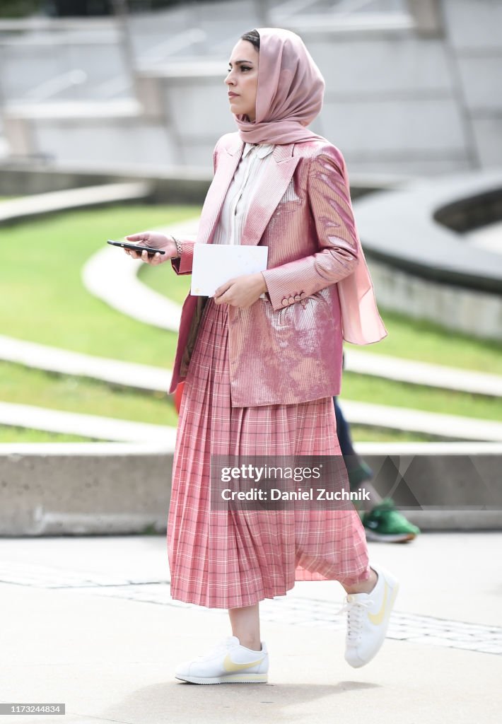 Street Style - New York Fashion Week September 2019 - Day 4