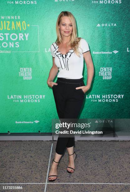 Jeri Ryan attends the opening of "Latin History For Morons" at the Ahmanson Theatre on September 08, 2019 in Los Angeles, California.