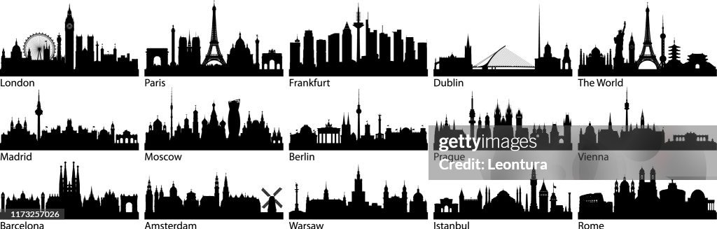 Città europee (tutti gli edifici sono completi e spostabili)