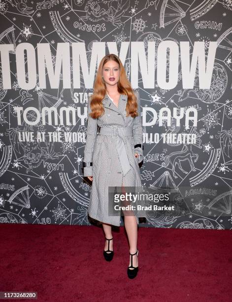 Marina Ruy Barbosa attends TOMMYNOW New York Fall 2019 - Front Row & Atmosphere at The Apollo Theater on September 08, 2019 in New York City.
