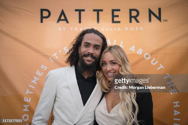 Ross Naess and Kimberly Ryan at the launch of Tracee Ellis Ross' Pattern Beauty on September 08, 2019 in Los Angeles, California.