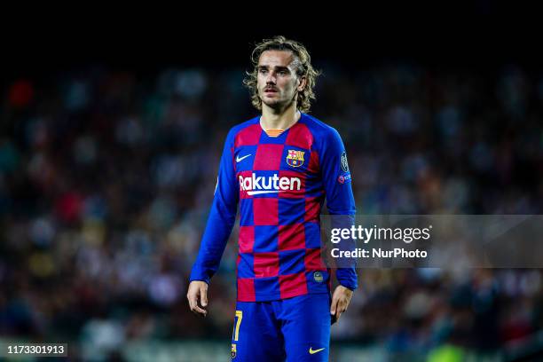 Antoine Griezmann from France of FC Barcelona during the UEFA Champions League group match between FC Barcelona and FC Internazionale Milano in Camp...