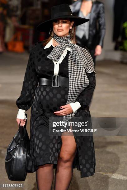 Ashley Graham walks the runway at the Tommy Hilfiger Ready to Wear Fall/Winter 2019 fashion show during New York Fashion Week on September 08, 2019...
