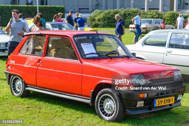Renault 5 Alpine Turbo on display at the 2019 Concours d'Elegance at palace Soestdijk on August 25, 2019 in Baarn, Netherlands. This is the first...