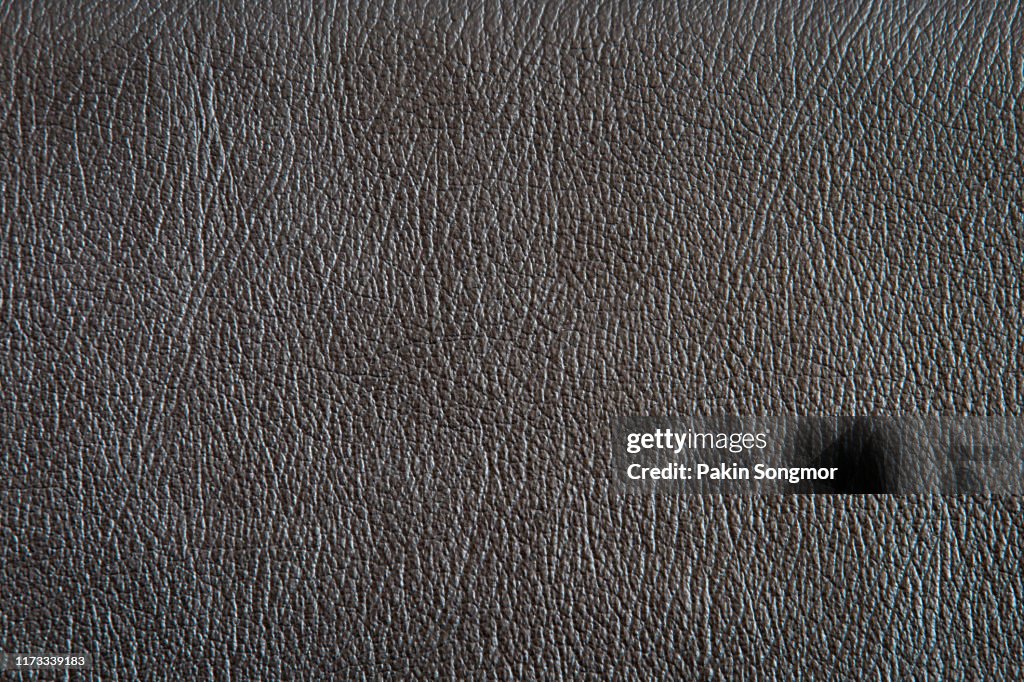 Close up black leather and texture background